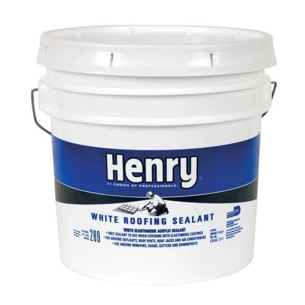 Henry Henry 1415579 Smooth White Elastomeric Acrylic Roofing Sealant; 3.5 gal 1415579